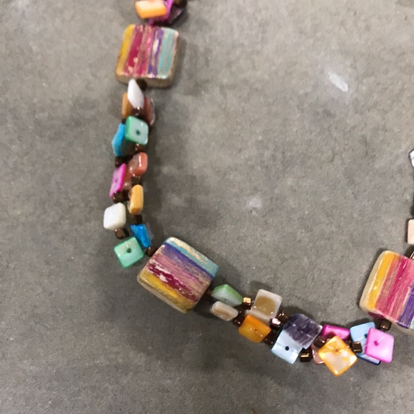 Colorful necklace.  New condition - Picture 4 of 5